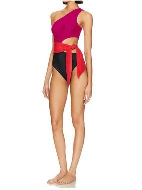 Anthropologie Beach Riot Carlie One Piece Swimsuit Glacier Colorblock size XL